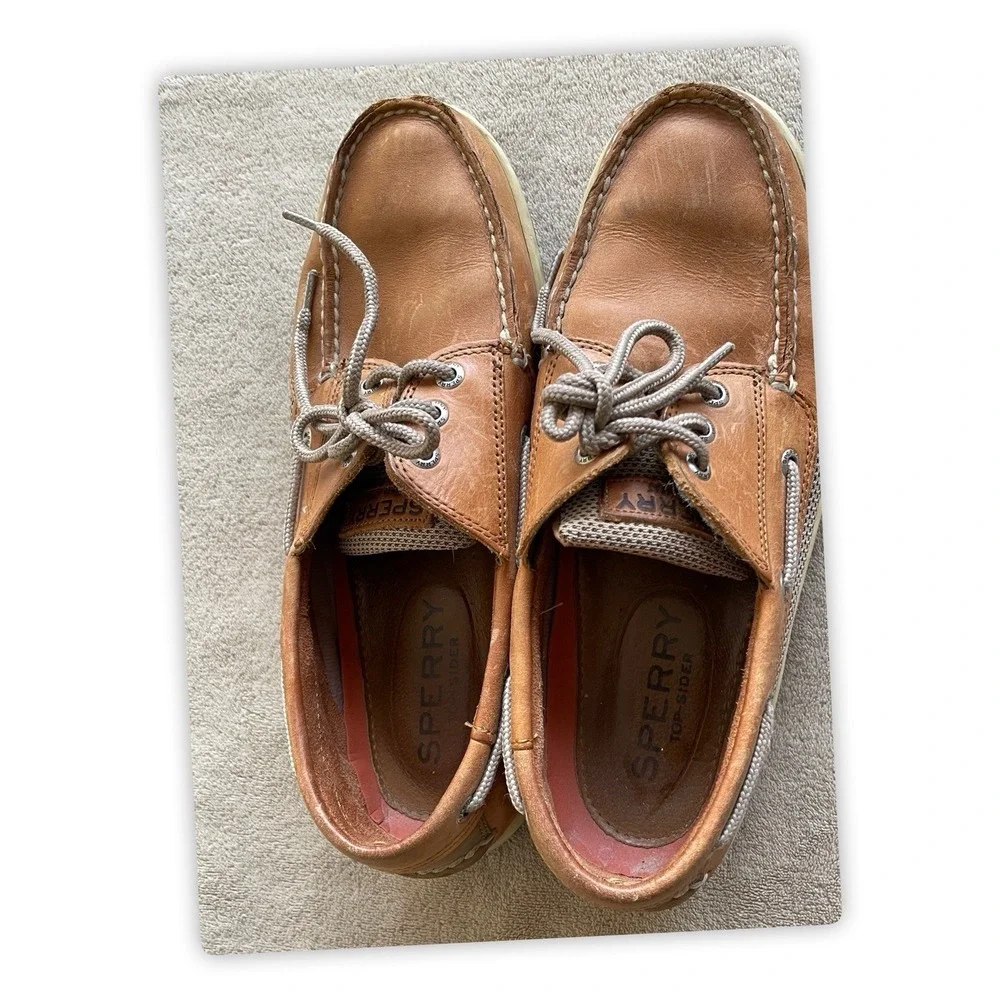Sperry Topsider US 9M Boat Men's Loafers Leather Shoes Preppy‎